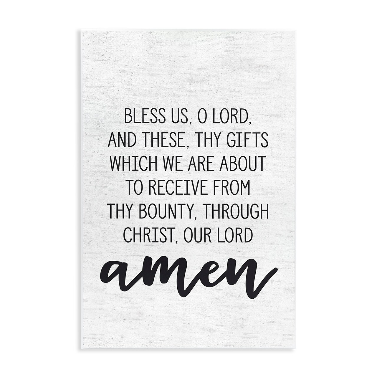 Stupell Industries Before Meal Religious Prayer Wall Plaque Art